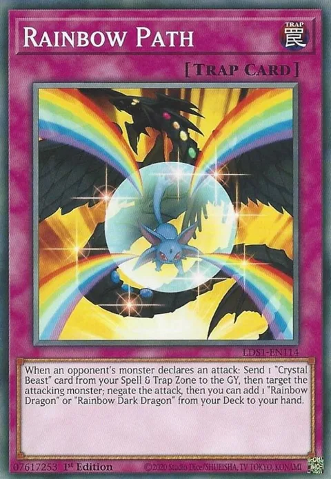 Rainbow Path LDS1-EN114 Yu-Gi-Oh card from Legendary Duelists: Season 1
