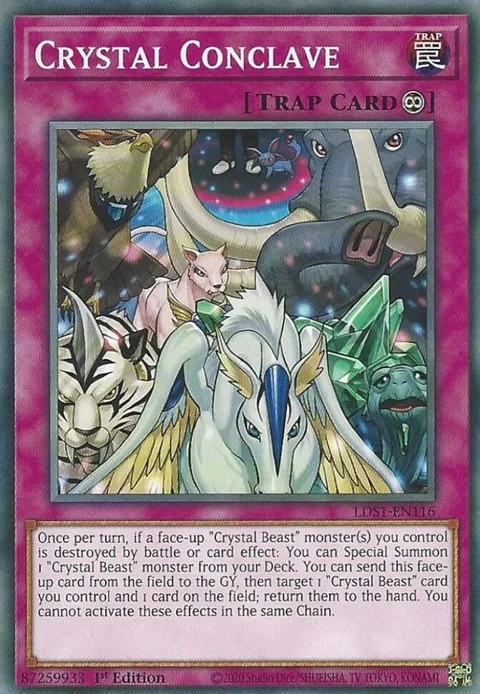 Crystal Conclave LDS1-EN116 Yu-Gi-Oh card from Legendary Duelists: Season 1
