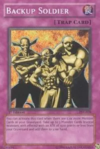 Backup Soldier PSV-028 Unlimited Yu-Gi-Oh card from Pharaoh's Servant