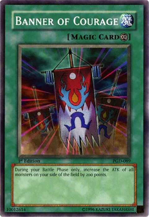 Banner of Courage PGD-089 1st Edition Yu-Gi-Oh card from Pharaonic Guardian