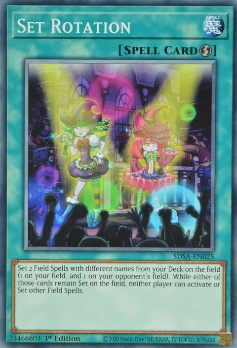 Set Rotation SDSA-EN025 Yu-Gi-Oh card from Structure Deck: Sacred Beasts