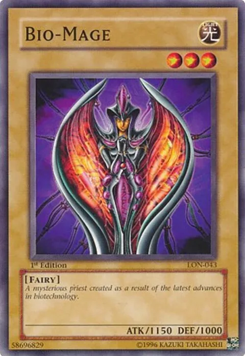 Bio-Mage LON-043 Unlimited Yu-Gi-Oh card from Labyrinth of Nightmare