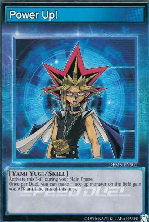 Power Up! DEM5-ENS01 Yu-Gi-Oh card from Speed Duel Demo Deck