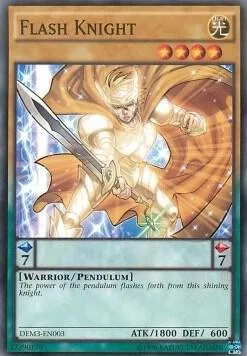 Flash Knight DEM3-EN003 Yu-Gi-Oh card from Demo Deck 2016