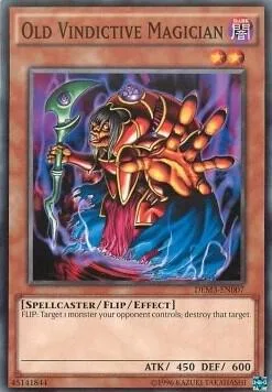Old Vindictive Magician DEM3-EN007 Yu-Gi-Oh card from Demo Deck 2016