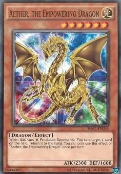 Aether, the Empowering Dragon DEM3-EN008 Yu-Gi-Oh card from Demo Deck 2016