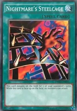 Nightmare's Steelcage DEM3-EN014 Yu-Gi-Oh card from Demo Deck 2016