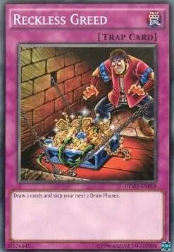 Reckless Greed DEM3-EN018 Yu-Gi-Oh card from Demo Deck 2016