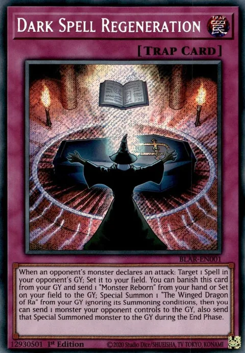 Dark Spell Regeneration BLAR-EN001 Yu-Gi-Oh card from Battles of Legend: Armageddon