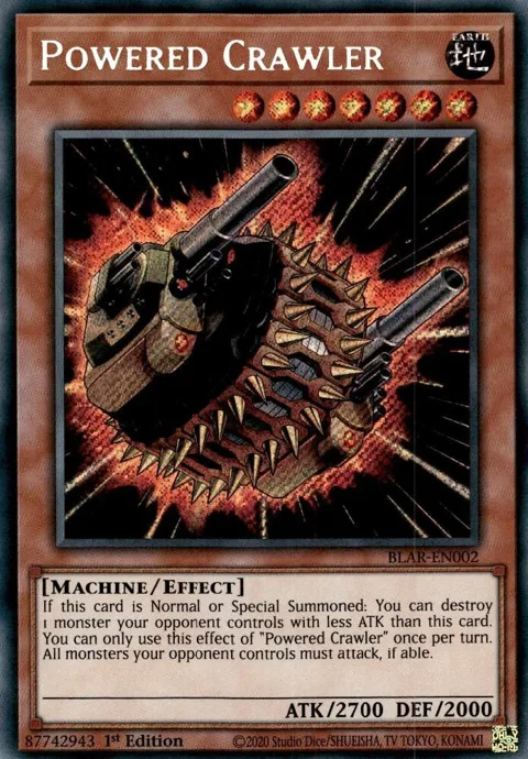 Powered Crawler BLAR-EN002 Yu-Gi-Oh card from Battles of Legend: Armageddon