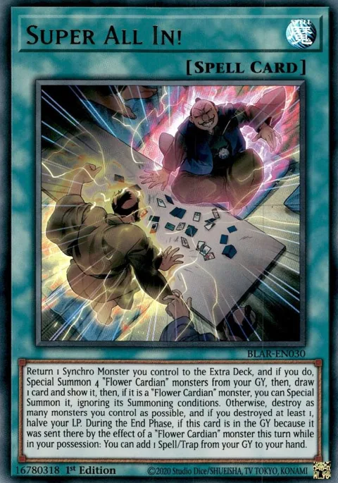 Super All In! BLAR-EN030 Yu-Gi-Oh card from Battles of Legend: Armageddon