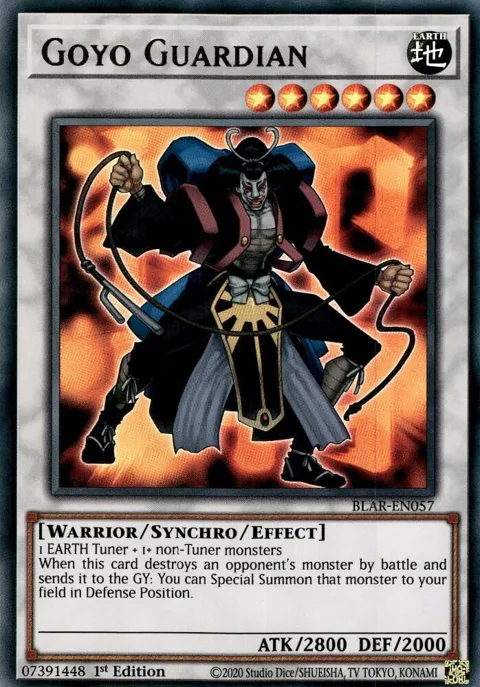 Goyo Guardian BLAR-EN057 Yu-Gi-Oh card from Battles of Legend: Armageddon