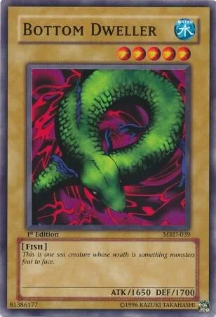 Bottom Dweller MRD-039 Unlimited Yu-Gi-Oh card from Metal Raiders