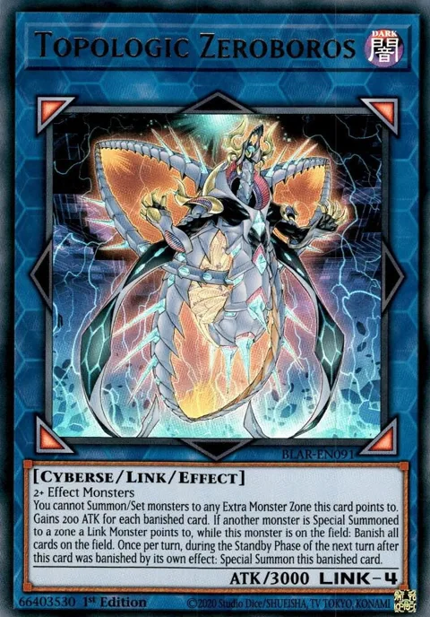 Topologic Zeroboros BLAR-EN091 Yu-Gi-Oh card from Battles of Legend: Armageddon
