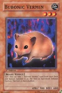 Bubonic Vermin PSV-057 1st Edition Yu-Gi-Oh card from Pharaoh's Servant