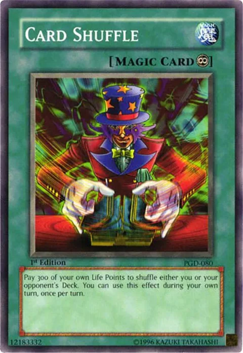 Card Shuffle PGD-080 Unlimited Yu-Gi-Oh card from Pharaonic Guardian