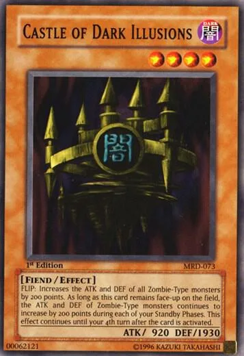 Castle of Dark Illusions MRD-073 Unlimited Yu-Gi-Oh card from Metal Raiders