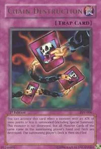 Chain Destruction PSV-006 1st Edition Yu-Gi-Oh card from Pharaoh's Servant