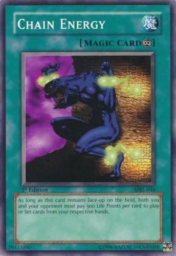 Chain Energy MRL-046 1st Edition Yu-Gi-Oh card from Magic Ruler
