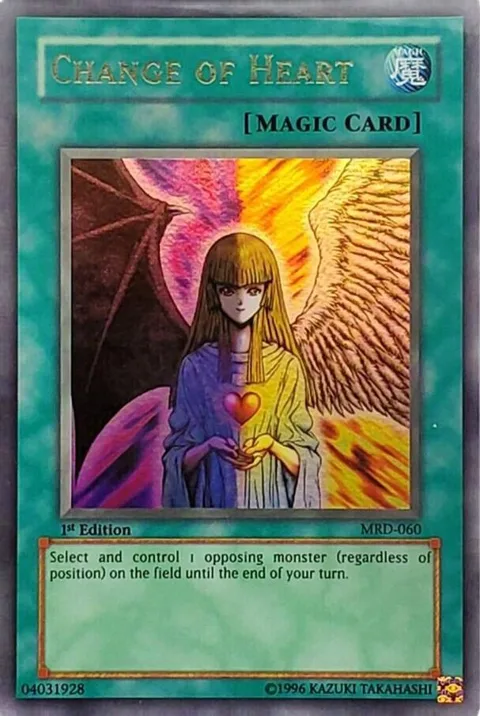 Change of Heart MRD-060 1st Edition Yu-Gi-Oh card from Metal Raiders