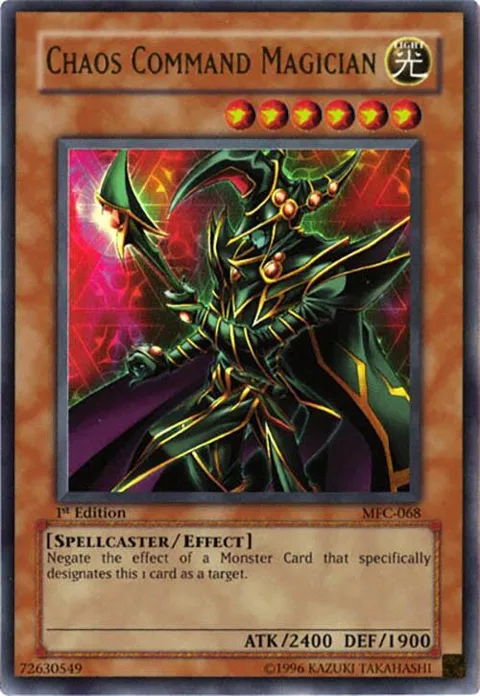 Chaos Command Magician MFC-068 Unlimited Yu-Gi-Oh card from Magician's Force