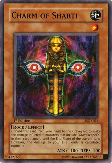Charm of Shabti PGD-074 Unlimited Yu-Gi-Oh card from Pharaonic Guardian