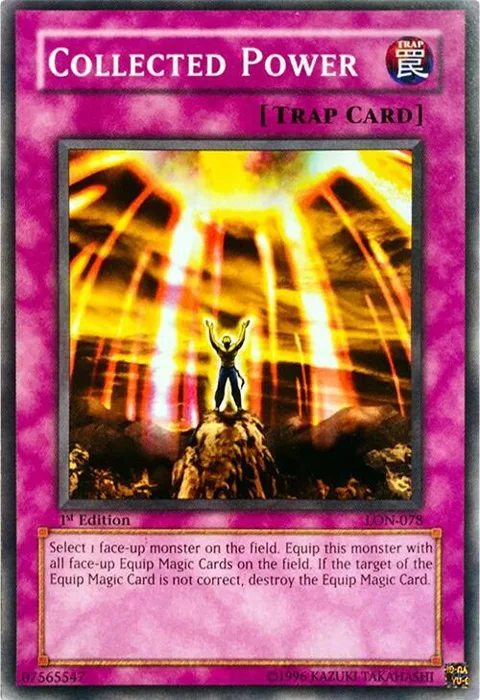 Collected Power LON-078 1st Edition Yu-Gi-Oh card from Labyrinth of Nightmare