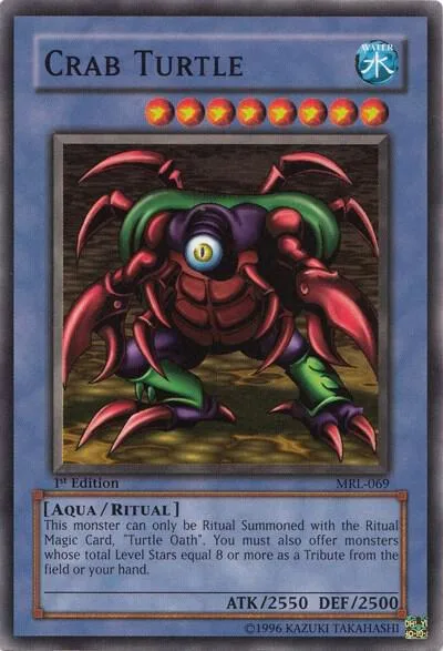 Crab Turtle MRL-069 Unlimited Yu-Gi-Oh card from Magic Ruler