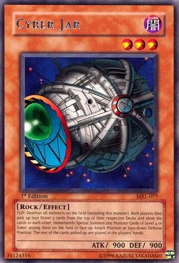 Cyber Jar MRL-077 Unlimited Yu-Gi-Oh card from Magic Ruler