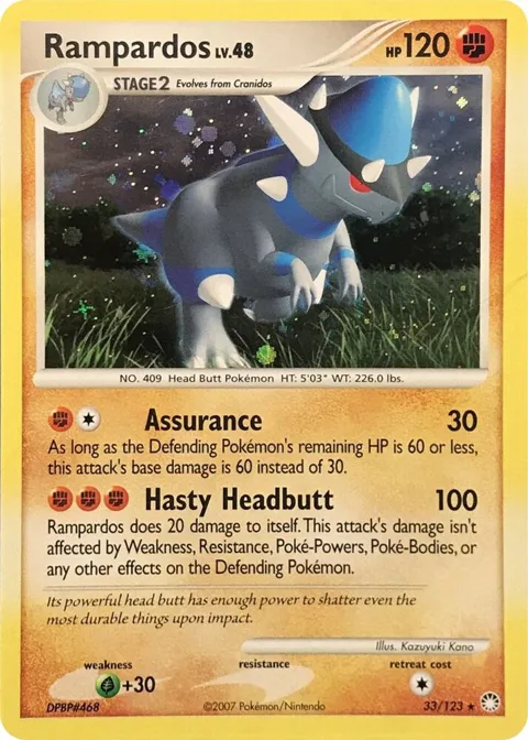 Rampardos - 33/123 Cosmos Holo #033/123 Holofoil Pokémon card from Deck Exclusives