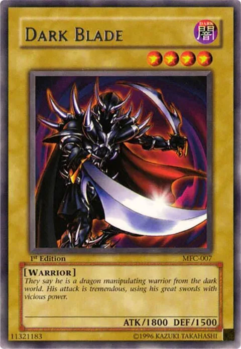 Dark Blade MFC-007 1st Edition Yu-Gi-Oh card from Magician's Force