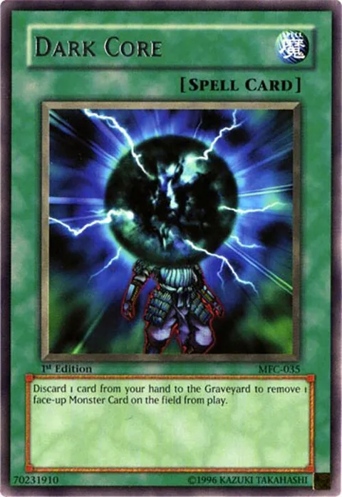 Dark Core MFC-035 1st Edition Yu-Gi-Oh card from Magician's Force