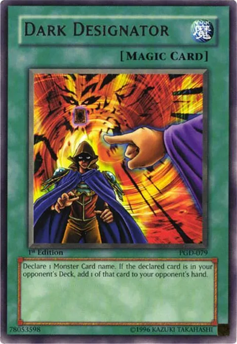 Dark Designator PGD-079 Unlimited Yu-Gi-Oh card from Pharaonic Guardian