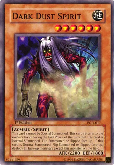Dark Dust Spirit PGD-017 Unlimited Yu-Gi-Oh card from Pharaonic Guardian