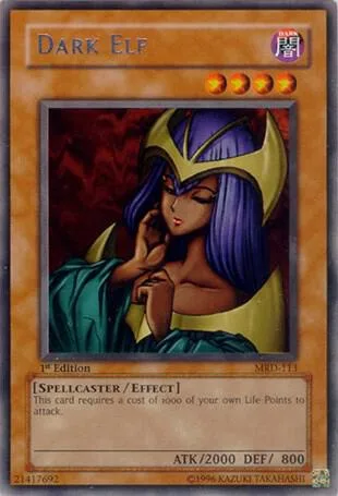 Dark Elf MRD-113 1st Edition Yu-Gi-Oh card from Metal Raiders