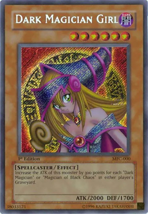 Dark Magician Girl MFC-000 Unlimited Yu-Gi-Oh card from Magician's Force