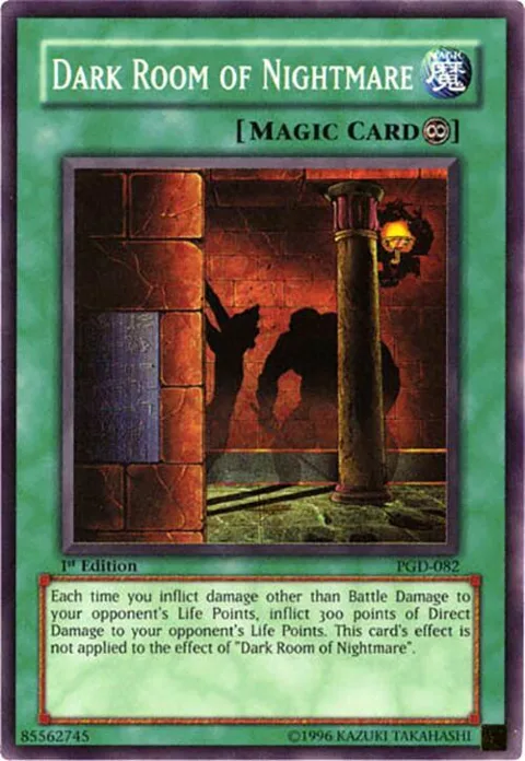 Dark Room of Nightmare PGD-082 Unlimited Yu-Gi-Oh card from Pharaonic Guardian