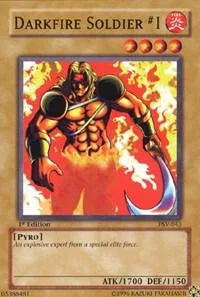 Darkfire Soldier #1 PSV-043 1st Edition Yu-Gi-Oh card from Pharaoh's Servant