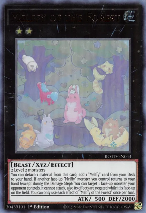 Melffy of the Forest ROTD-EN044 Yu-Gi-Oh card from Rise of the Duelist