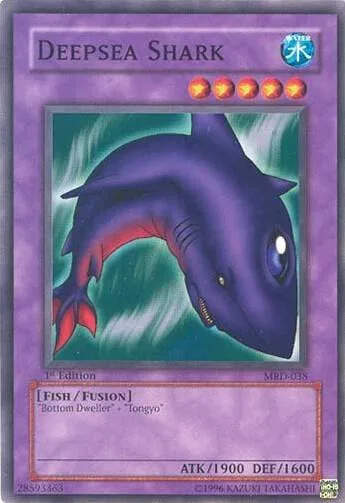 Deepsea Shark MRD-038 Unlimited Yu-Gi-Oh card from Metal Raiders