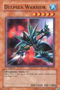 Deepsea Warrior PSV-079 Unlimited Yu-Gi-Oh card from Pharaoh's Servant