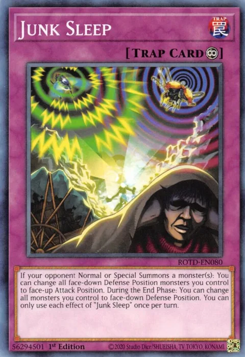 Junk Sleep ROTD-EN080 Yu-Gi-Oh card from Rise of the Duelist