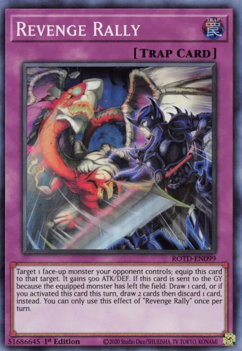 Revenge Rally ROTD-EN099 Yu-Gi-Oh card from Rise of the Duelist