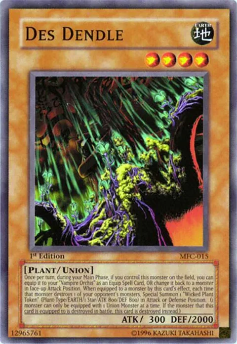 Des Dendle MFC-015 Unlimited Yu-Gi-Oh card from Magician's Force