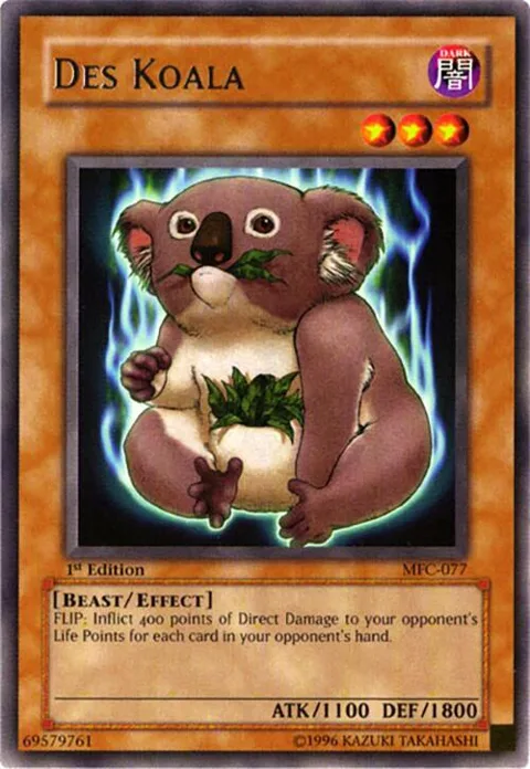 Des Koala MFC-077 Unlimited Yu-Gi-Oh card from Magician's Force
