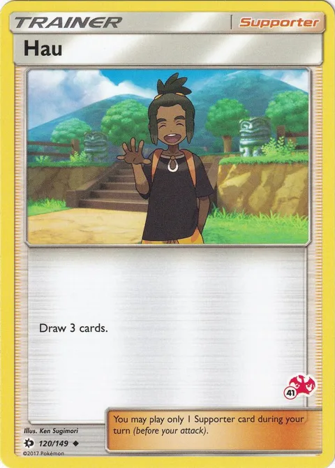 Hau - 120/149 #41 Charizard Stamped #120/149 Pokémon card from Battle Academy