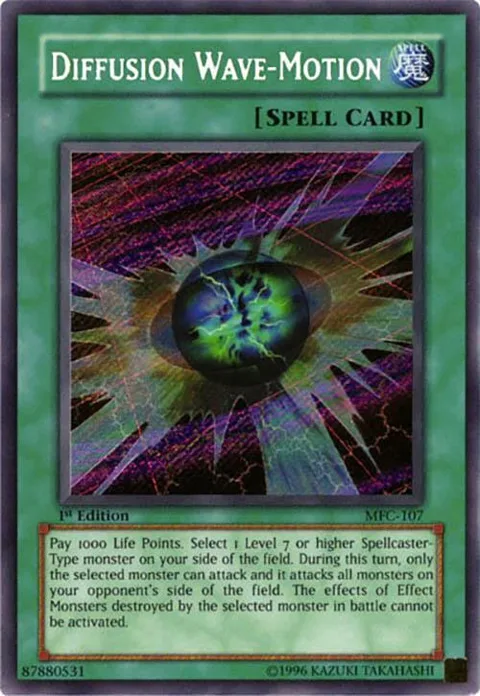 Diffusion Wave-Motion MFC-107 Unlimited Yu-Gi-Oh card from Magician's Force