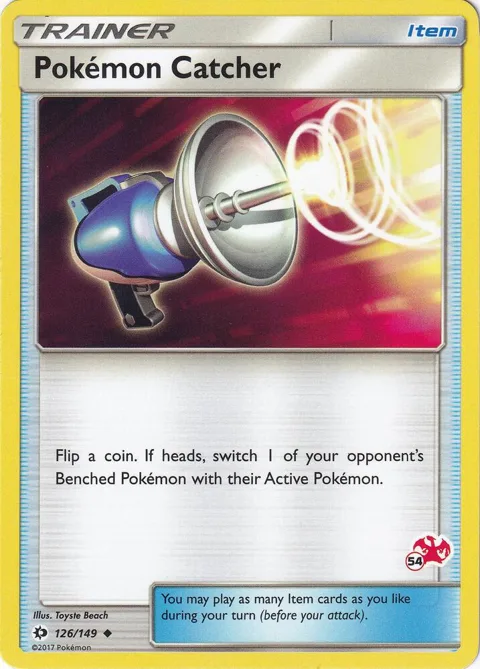 Pokemon Catcher - 126/149 #54 Charizard Stamped #126/149 Pokémon card from Battle Academy