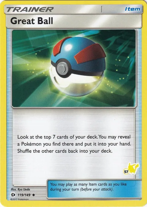 Great Ball - 119/149 #57 Pikachu Stamped #119/149 Pokémon card from Battle Academy