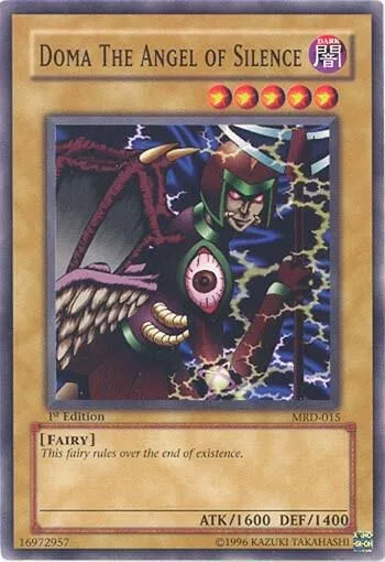 Doma The Angel of Silence MRD-015 Unlimited Yu-Gi-Oh card from Metal Raiders